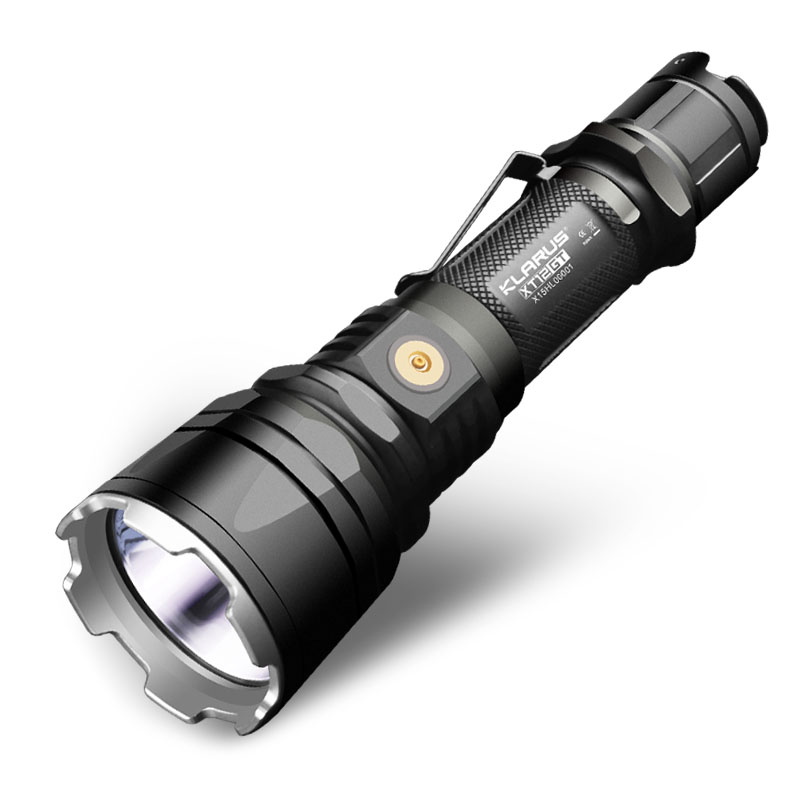 Klarus XT12GT lampe torche tactique 1600Lumens, longue portée pour l