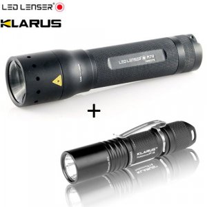 Lampe Torche Led Lenser M7R + lampe Klarus P1A 150Lumens
