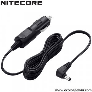 Câble 12V allume cigare pour Chargeur Nitecore Intellicharger i4 et i2
