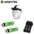 KIT TRAIL running - Lampe Frontale Armytek Wizard C2 Magnet USB  1200/1120 Lumens
