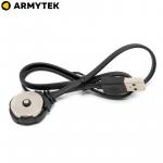 Câble de charge AMC-02 pour lampe Armytek Wizard, Tiara, Partner magnet USB