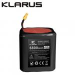 Batterie Klarus RS80GT-BP  6800 mAh 10.8V  Pour lampe RS80GT