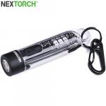 Lampe Nextorch K40 - 300 Lumens / UV / flash rouge et bleu, rechargeable, pour porte-clés