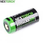 Batterie Nextorch 16340 rechargeable USB-C - 800mAh 3.6V protégée Li-ion
