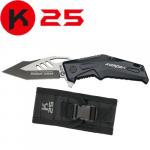 Couteau pliant tactique K25 18790 Android noir