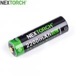 Pile Nextorch LR06 (AA) 1.5V 2200mAh port USB-C intégré