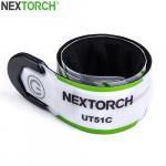 Nextorch UT51C - Bracelet d'avertissement orange vert bleu clignotant - rechargeable USB-C