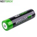 Batterie Nextorch 21700 - 4800mAh 3.6V protégée Li-ion USB-C