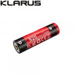 Batterie Klarus 14GT92UR - 920mAh protégée rechargeable par Micro USB-C