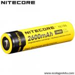 Batterie Nitecore NL1826 18650 - 2600mAh 3.7V protégée Li-ion