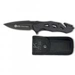 Couteau Pliant Tactique K25 25002 - Noir - Lame 8.5 cm