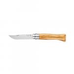 Opinel N°09 Tradition Luxe Inox  Couteau de poche pliant - Manche Olivier ou Chêne - Lame 9 cm