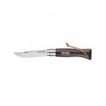 Opinel N°08 Baroudeur - Couteau de poche pliant - Lame 8.5 cm - Noir brun, Rouge ou kaki