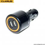 Adaptateur double USB pour allume-cigare 12V et 24V