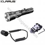 Lampe torche tactique Klarus XT11X kit airsoft - 3200Lumens