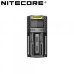 Chargeur Nitecore UMS2 pour batteries li-ion, IMR, LiFePO4, Ni-MH, Ni-Cd