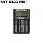 Chargeur Nitecore UMS4 pour batteries li-ion, IMR, LiFePO4, Ni-MH, Ni-Cd