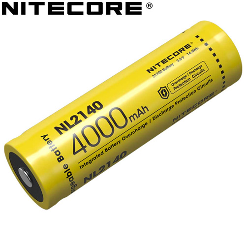 Batterie Nitecore NL2140 4000mAh 3.6V li-ion protégée - 14.4Wh