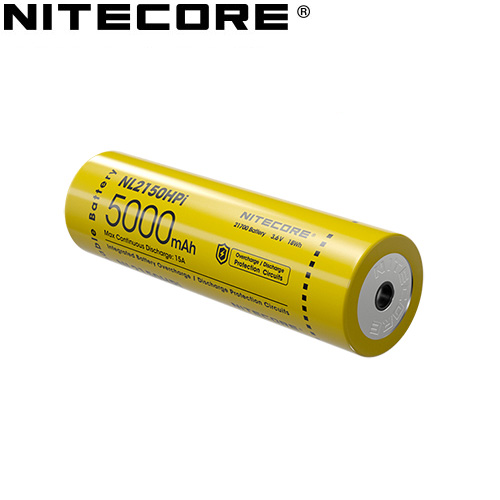 Batterie Nitecore NL2150HPi 5000mAh 3.6V li-ion protégée - 18Wh