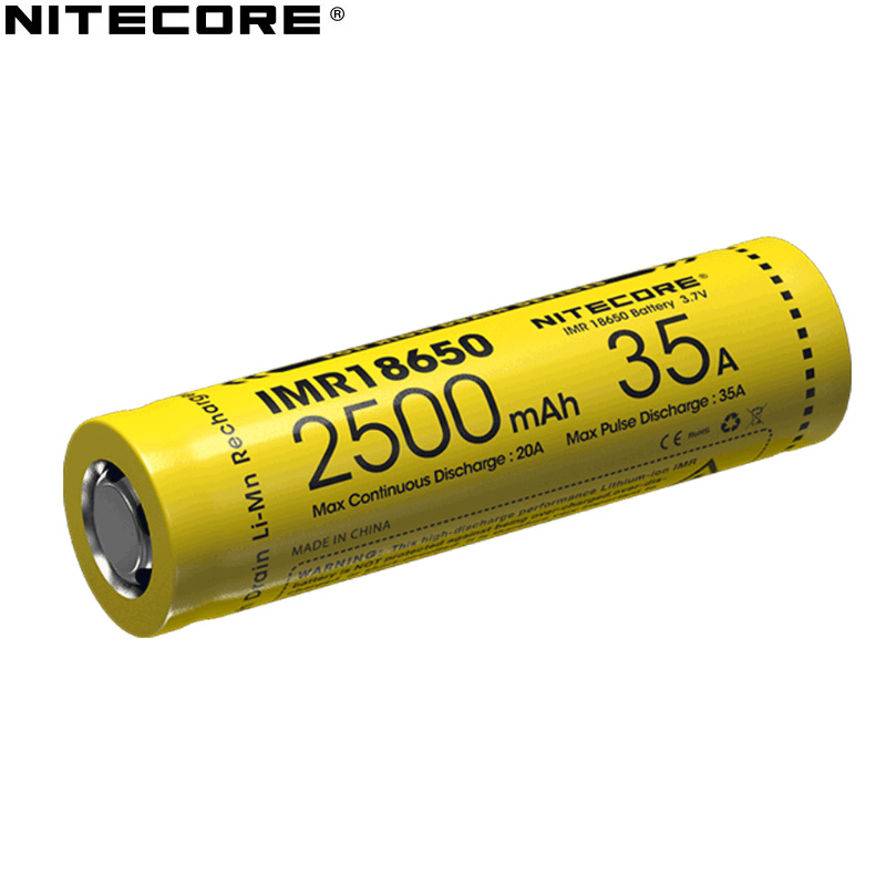 Batterie Nitecore IMR 18650 2500mAh 3.7V 35A