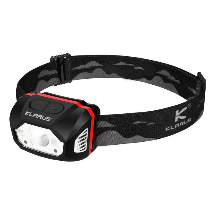 Torche frontale LED, rechargeable, intensité de 350 lumens