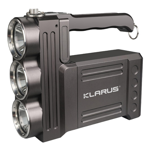 Lampe projecteur Klarus RS80GT 10 000 Lumens phare de recherche  rechargeable, powerbank intégré