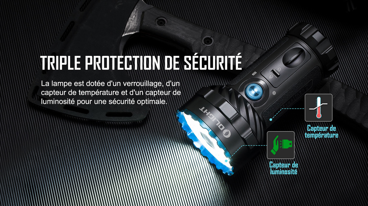 Olight Marauder 2 Lampe de poche LED puissante