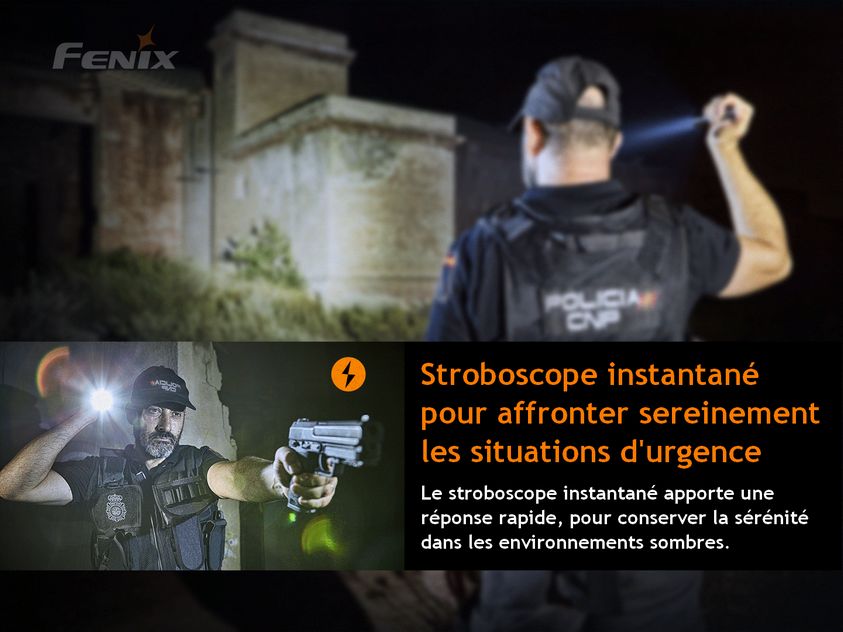 FENIX lampe torche - 👉La nouvelle lampe Fenix ​​PD32 V2.0 est la lampe de  poche polyvalente parfaite, conçue pour une variété de tâches.🛠️ Doté d'un  interrupteur arrière multifonction qui vous permet de