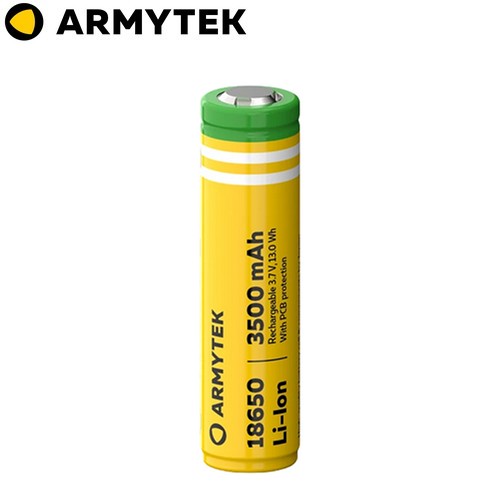 Batterie accumulateur Armytek PANASONIC 3200 mAh 18650 Li-ion protégée