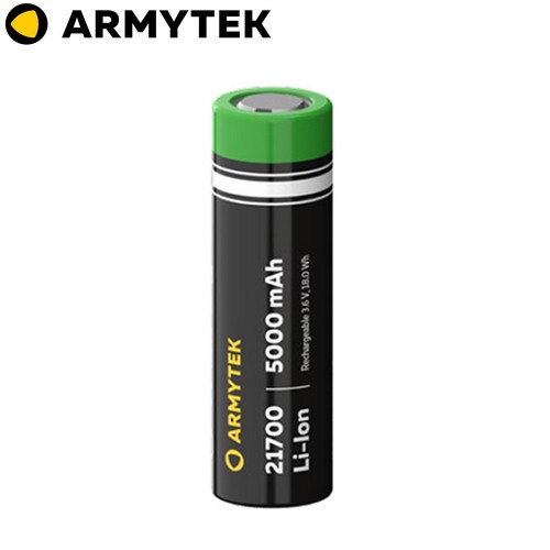 Batterie ARMYTEK 21700 - 5000mAh 3.7V  Non protégée Li-ion