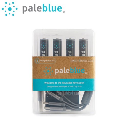 Batteries Paleblue Lithium AAA, LR03 – 640mAh – Rechargeable Type