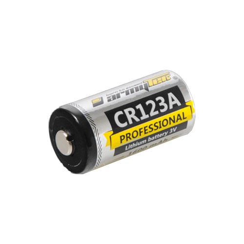 Pile Armytek CR123A Lithium 3V – 1600mAh - protégée PCT