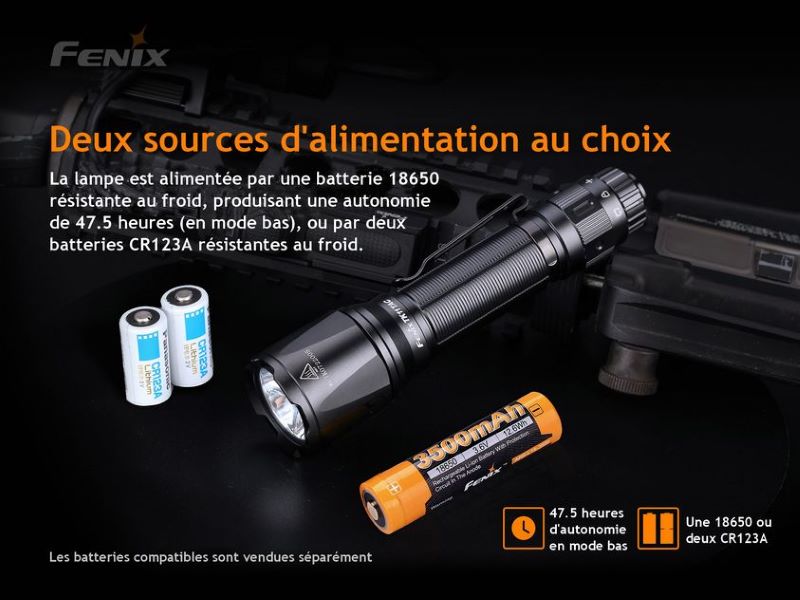 Lampe Torche Fenix TK22 TAC – 2800 Lumens