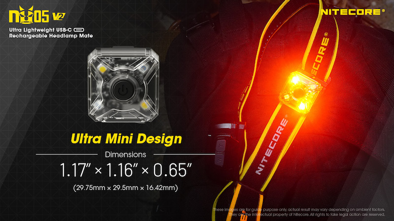 Micro-Lampe Frontale 5 LED avec Filtre Rouge - Le plaisir d'être