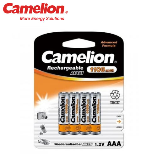 Pack de 4 accus rechargeables Camelion LR03 1100mAh Ni-MH
