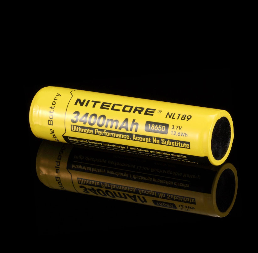 Batterie Nitecore NL1836R 18650 Rechargeable – 3600mAh 3.6V protégée  Li-ion- ecologeek4u