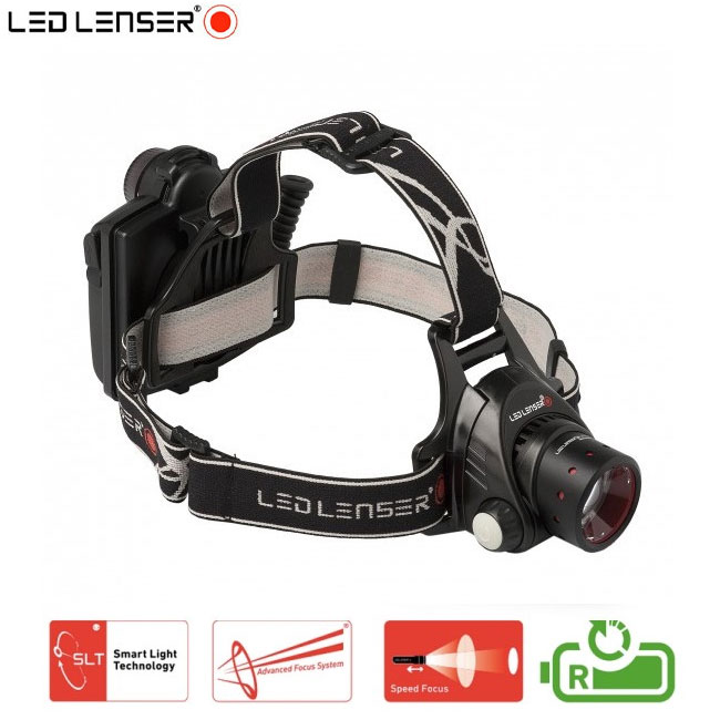 Lampe Frontale Led Lenser H14R2 1000lumens Rechargeable avec Focus
