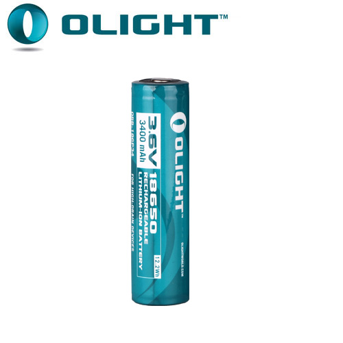 Batterie Olight 18650 - 3600mAh 3.7V protégée Li-ion