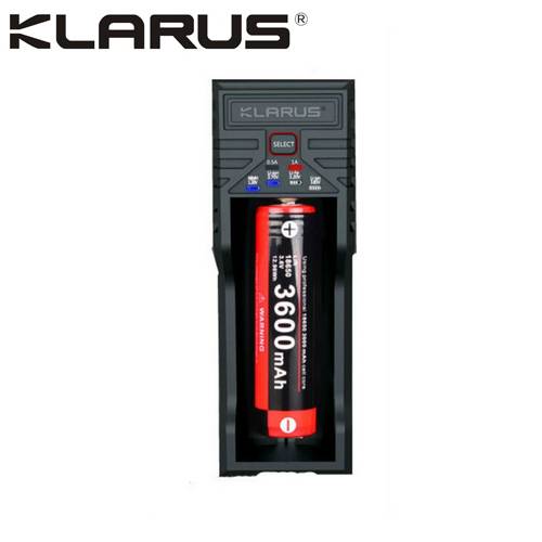 Chargeur Klarus K1 USB 1 baie 18650 Li-ion, Ni-MH, Ni-Cd et LiFePO4