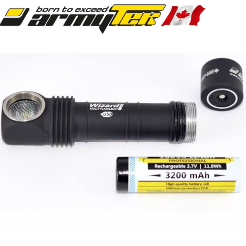 Lampe Frontale Miltec Cree Xpe 200 Lumens - Pro Army