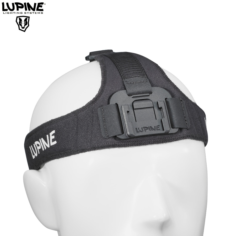Headband Lupine heavy duty HD FrontClick pour lampe Néo, Piko, Blika