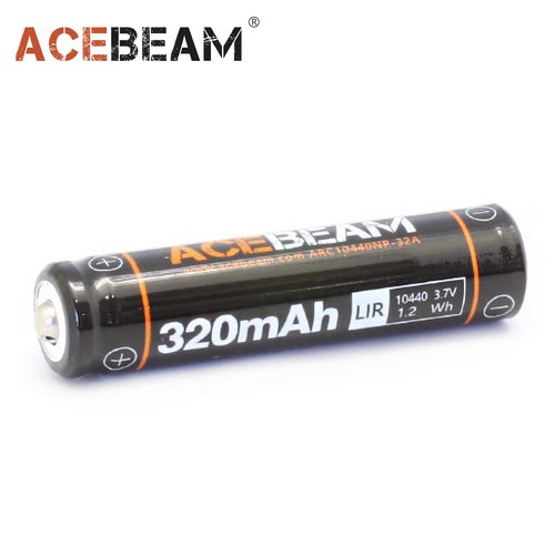 Batterie Acebeam 10440 - 320mAh 3.7V  LIR
