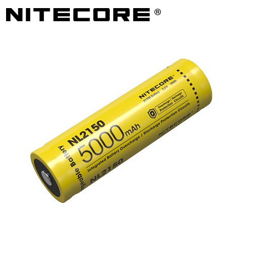 Batterie Nitecore NL2150 5000mAh 3.6V li-ion protégée - 18Wh
