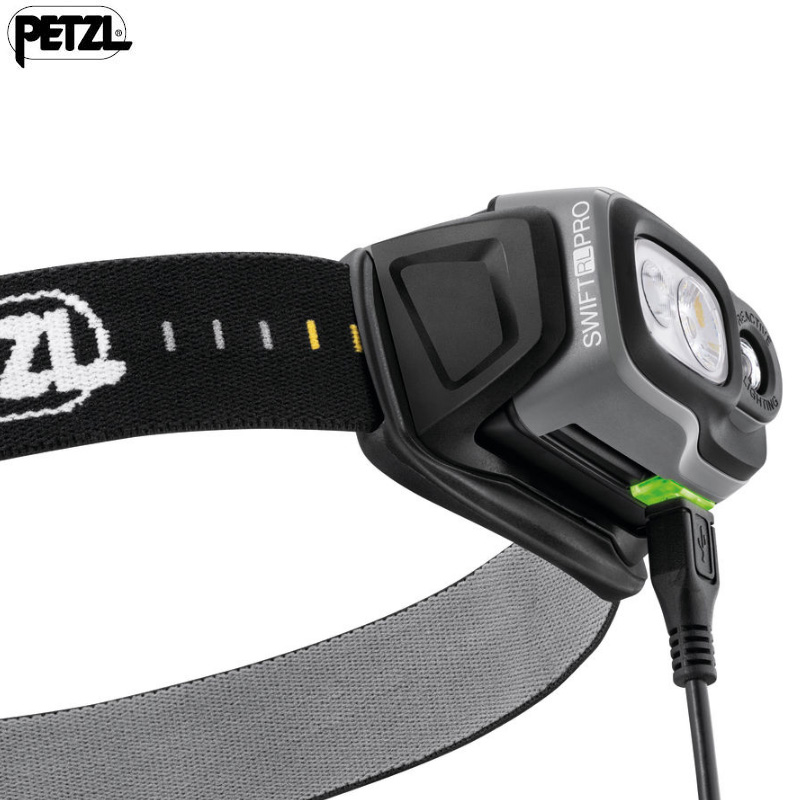 Lampe frontale Petzl Swift simple, efficace, aboutie.