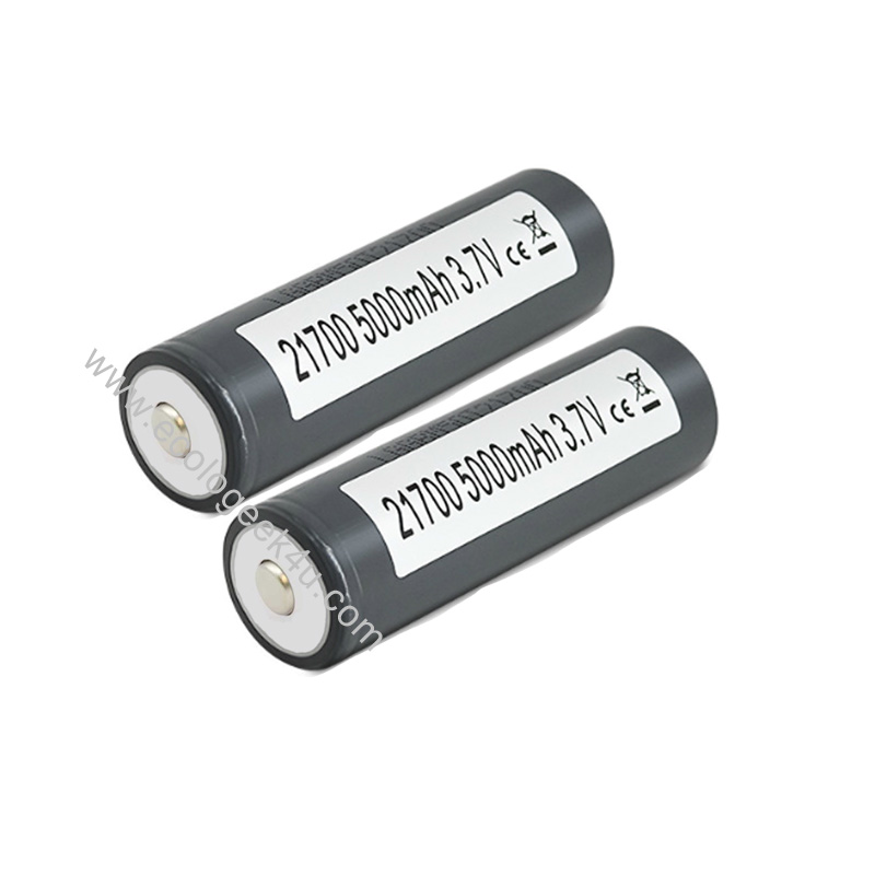 Batterie LG M50T 21700 5000 mAh 10A 3.7V Li-ion LGGBM50T21700 button top -  ecologeek4u