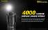 Lampe Torche Nitecore P20ix 4000 Lumens rechargeable USB-C