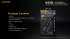 Lampe Torche Nitecore MH12SE  1800 Lumens - batterie 21700 ou 18650