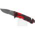 Couteau pliant tactique K25 19653 - Rouge/Noir - Lame 9,40 cm