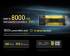 Lampe Torche Nitecore EDC37 8000 Lumens - Rechargeable USB-C - Écran OLED 