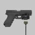 Lampe Tactique Armytek Buckler M1 700 Lumens - Montage Arme de Poing - Rechargeable Magnétique - IP67